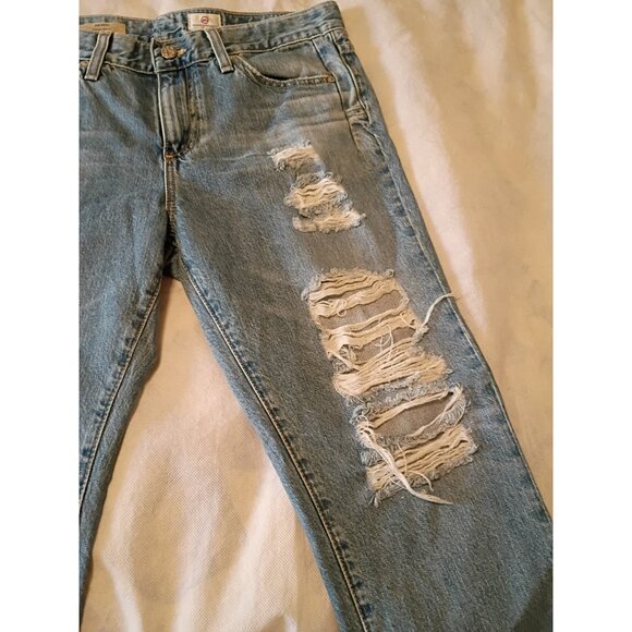 AG Jeans Adriano Goldschmied The Beau Slouchy Skinny Sz 28R - Picture 3 of 15